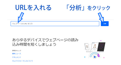 PageSpeed Insightsで調査 PageSpeed Insightsで調査